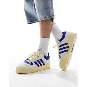8M/9W Adidas Rivalry 86 Low 002 Shoes Cream White Lucid Blue